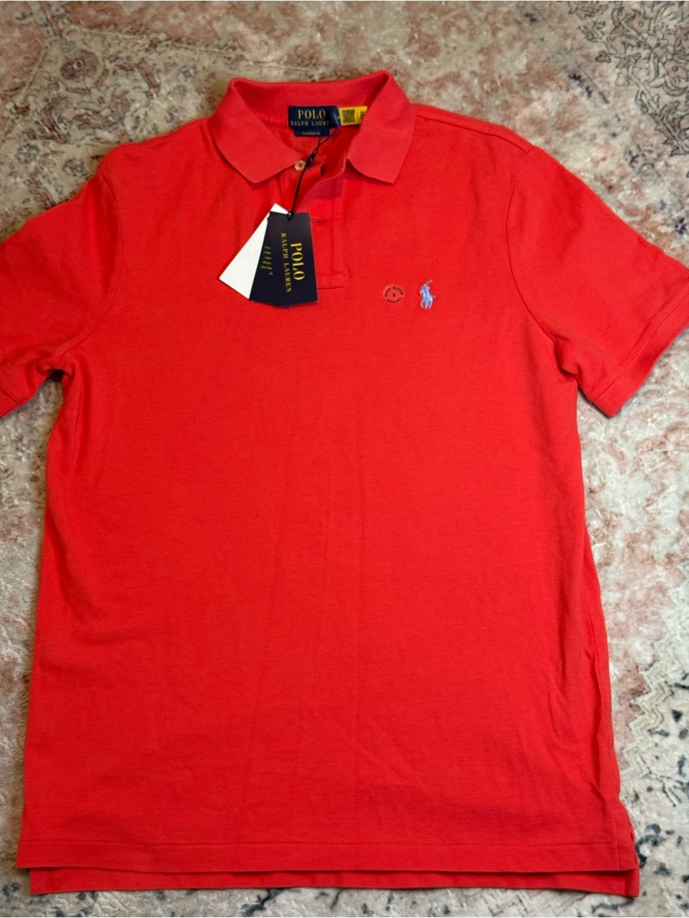 Polo by Ralph Lauren Men’s Bright Red Short-Sleeve Polo